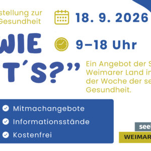 18.9. – Aktionstag zur seelischen Gesundheit